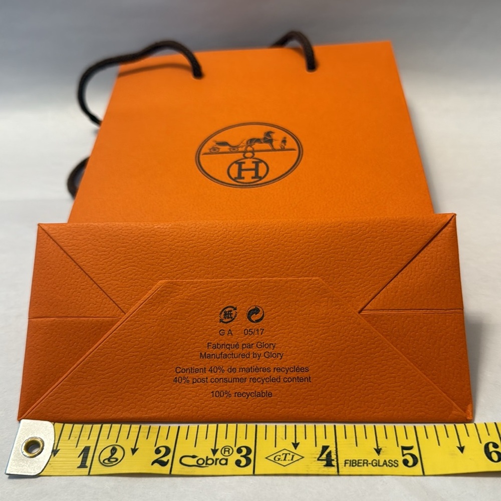 HERMES GIFT SHOPPING paper bag, PRESENT , storage BAG. New - Picture 9 of 9